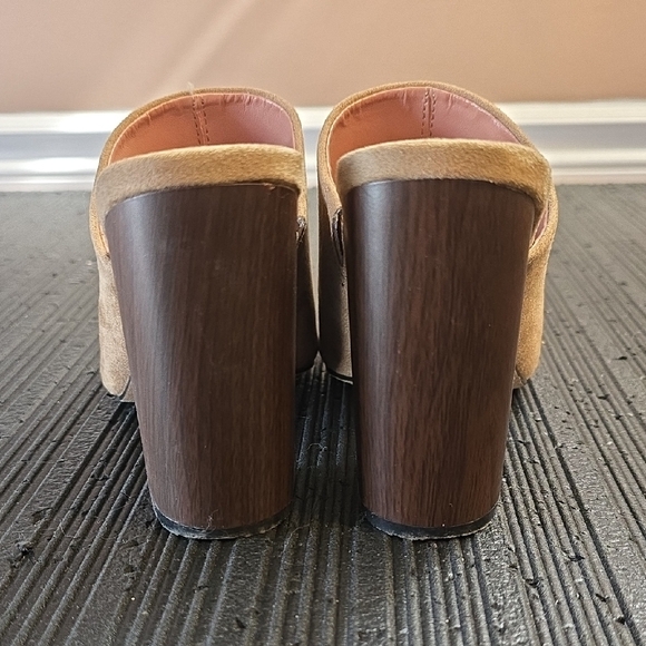 Tan Suede BCBGMAXAZRIA Mules - Picture 4 of 4